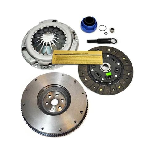 EFT Heavy-Duty Clutch Kit with Flywheel for 1995-2001 Ford Ranger, Mazda B2300 B2500 2.3L 2.5L - Durable Construction for Reliable Performance - Offers Precise Fitting with 12 Month Brand Warranty