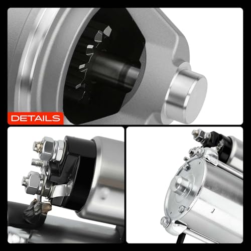 A-Premium Starter Motor Compatible with Ford F-150 2011-2012 V6 3.5L/3.7L, Mustang 2011-2012 V6 3.5L, 1.2KW 12V 12-Tooth Clockwise, Replace# BR3T-11000-AC, BR3Z-11002-A