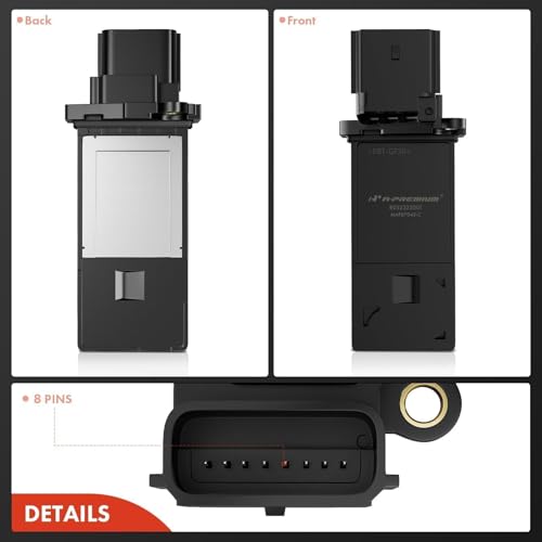 A-Premium Mass Air Flow Sensor 23262343 [8 Pins] Compatible with Chevy Silverado 1500 14-19, Equinox 12-22, Malibu 13-22, Traverse 12-23 & GMC Sierra 1500 14-18 & Buick Enclave 12-24 & Cadillac SRX