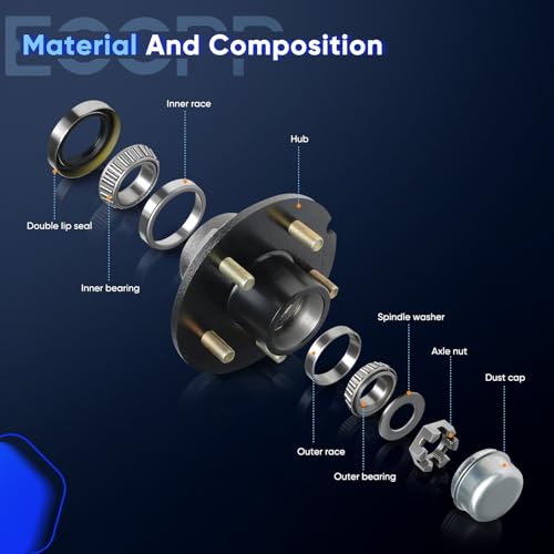 ECCPP 515127 Wheel Bearing Hub Assembly for Infiniti QX56 2011-2013