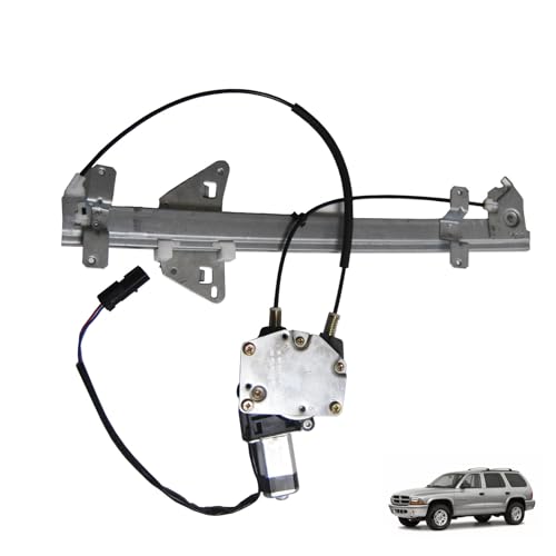 OVANOH Front Left Driver Side Power Window Regulator with Motor Assembly Compatible For Dodge Durango 1998-2003 Dakota 2000-2004 741-649 5066431AC
