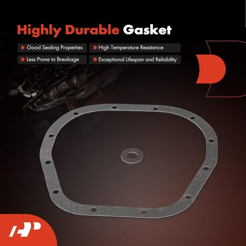 A-Premium 10.25 inch Rear Differential Cover W/Gasket Fit for Ford F-150, F-150 Heritage, F-250, F-350, F-250 F-350 Super Duty, E-350 Super Duty, E-350 Club Wagon, Excursion & Lincoln Mark LT