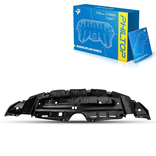 PHILTOP TO1228174 Front Lower Engine Splash Shield Under Car Shield Cover Engine Case Guards Compatible with 2011-2018 2020 Toyota Sienna Base, 2011-2020 Sienna LE/Limited/XLE, 2013-2020 Sienna L