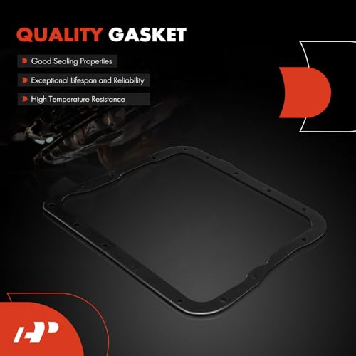 A-Premium Plated Finned Aluminum Transmission Oil Pan, with Drain Plug, Bolts and Gasket, Compatible with GM 700R4 4L60 4L60E, 2-5/8" Pan Depth