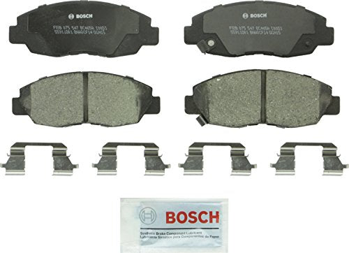 BOSCH BC465A QuietCast Premium Ceramic Disc Brake Pad Set - Compatible with Select Acura EL; Honda Civic; FRONT