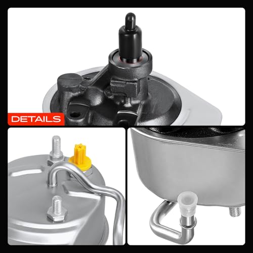 A-Premium Power Steering Pump, with Reservoir, Compatible with Chevrolet & GMC & Cadillac & Hummer - 1996-2014 - Silverado 1500, Suburban 1500, Escalade, Cheyenne, Avalanche 1500, Sierra 1500, Yukon