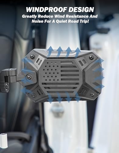JOYTUTUS Mirrors Doors Off Compatible with Wrangler JL Gladiator JT 2018-2026, Wrangler JL Side Mirrors with Doors Off Wider View No Vibrate & Wobble (Patented), Not Fit Doors On