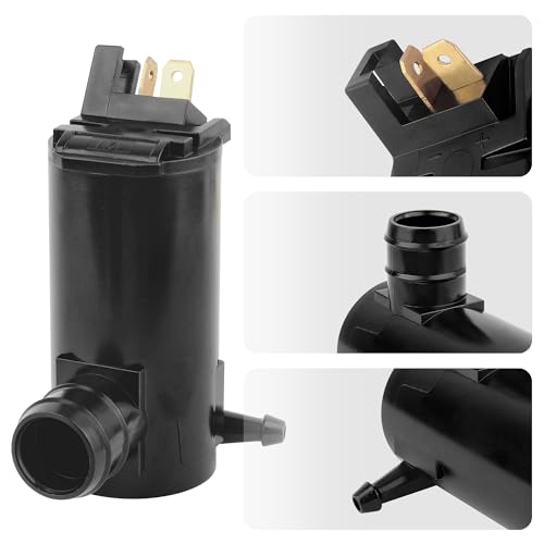 Windshield Washer Pump Replacement OEM#38512SC4673,38512SC4672 with Grommet,Windshield Wiper Pump Compatible with Suzuki Acura Honda,Standard Windshield Washer Fluid Pump(for Honda)