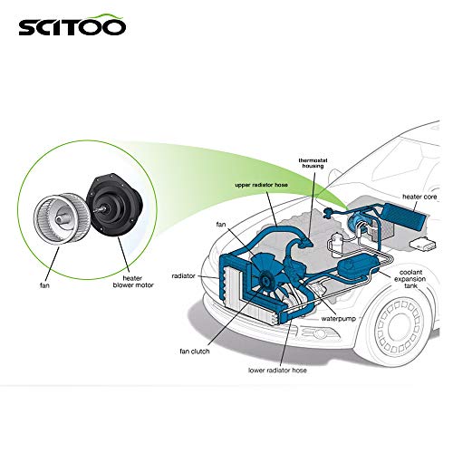 SCITOO HVAC Heater Blower Motor with Fan Cage Front 700062 For Lexus For GX470 V8 4.7L 2003-2007,For Toyota For 4Runner V6 4.0L 2003-2009,For Toyota For 4Runner V8 4.7L 2003-2009