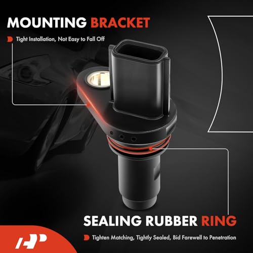 A-Premium Engine Crankshaft Position Sensor Compatible with Nissan Cube 09-14, March 12-18, NV200 13-19, Sentra 07-12, Tiida 07-17, Versa 07-19, 1.6L 1.8L 2.0L, Replace# 237311VA0A, 237311VA0A