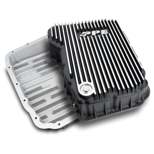 PPE Heavy Duty Transmission Pan (Brushed) 228052110 Compatible for Dodge Ram 2500/3500 6.7L 68RFE Transmission