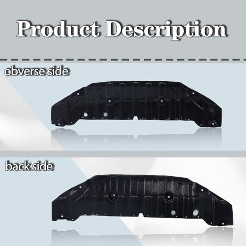 CarPartsDepot Front Engine Splash Shield Compatible with Hyundai 2011-2013 Elantra Engine Under Cover