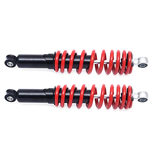12'' Front Suspension Shock Swing Arm Full Kit Upper Lower Steering Knuckle Spindle Kit For ATV Quad Bike Go Kart Buggy DIY Parts Front Suspension Swingarm Assembly 3 Holes Flange