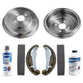 Detroit Axle - Rear Brake Kit for 2009-2010 Chevy Cobalt Pontiac G5 [4-Lug] Brake Drums Brakes Shoes Replacement