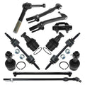 TRQ Front Steering & Suspension 12 Piece Kit with Ball Joints Tie Rods Drag Links Sway Bar End Links 4WD Compatible with 11-16 Ford F250/F350 Super Duty