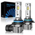 rimthin 9005 Bulbs, Super Bright 6000K Cool White 9005 Fog Bulb with Cooling Fan, IP67 Waterproof, Pack of 2