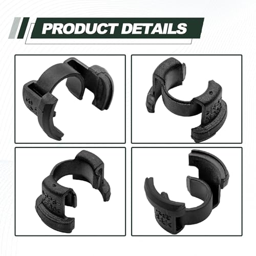 SYudwen 88718-1E150 A/C Condenser Hard Line Lock Clamp Clip Compatible with Toyota 2016-2022 RAV4 2016-2022 Highlander 2016-2022 Camry 2016-2022 Corolla 2 Sets