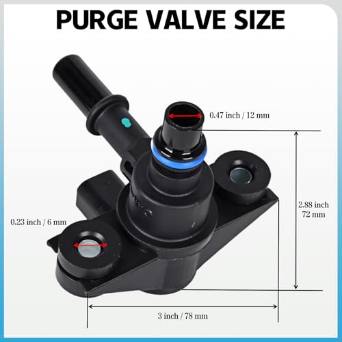 Vapor Canister Purge Valve 911-222 EVAP Evaporative Emissions Vapor Canister Purge Solenoid Valve Compatible with 2009-2019 Ford Explorer F150 F250 F350 Super Duty Mustang Lincoln Replace#AU5Z-9C915-B