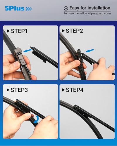 5 PLUS Custom-Fit Wipers fits 2013-2020 Ford Fusion Wiper Blades