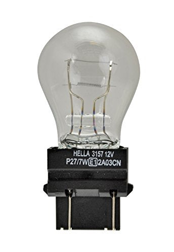 Hella 3157TB Bulb 3157 12V 27/7W W2.5X16Q S8 (2), Multi