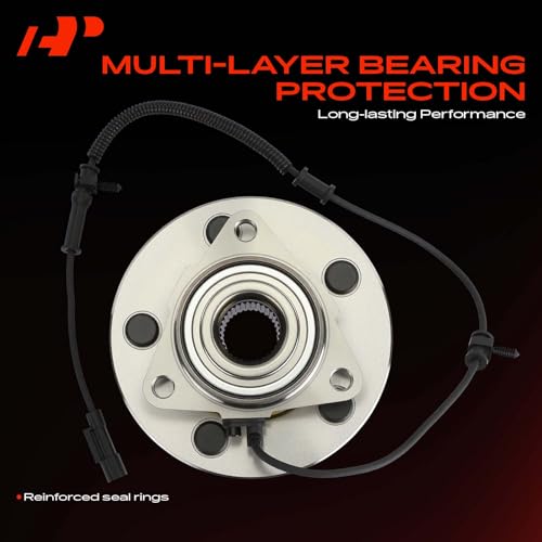 A-Premium 2 x Front Wheel Bearing and Hub Assembly with ABS & 5-Lug Compatible with Ram 1500 2011 & Dodge Ram 1500 2009-2010