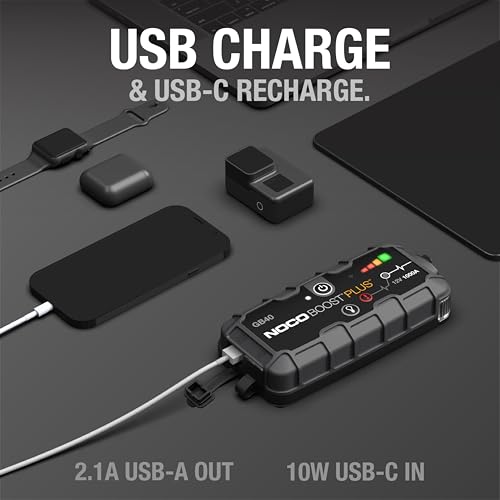 NOCO Boost GB40 12V 1000A UltraSafe Portable Lithium Jump Starter