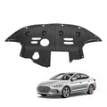 HECASA Front Engine Splash Shield Compatible with 2017-2020 Hyundai Elantra 2.0L Engine Protection Under Cover Plastic Black Replacement for 29110F3100 29110-F2100 HY1228201 HY1228187