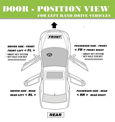 ADVANCE IGNITION Compatible with Nissan Front Left Driver Side 2002-2006 Altima QM1 Cloud White Exterior Outside Door Handle 2002 2003 2004 2005 2006