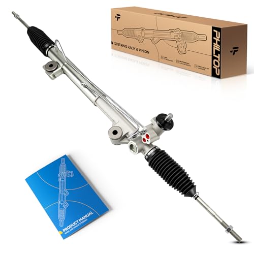 PHILTOP Hydraulic Power Steering Rack and Pinion Replacement for Ford F-150 2004-2008 4.6L 5.4L V8/2005-2008 4.2L V6, Lincoln Mark LT 2006-2008 5.4L V8, 4WD Only 22-279, 4L3Z3504BB, 8L3Z3504B