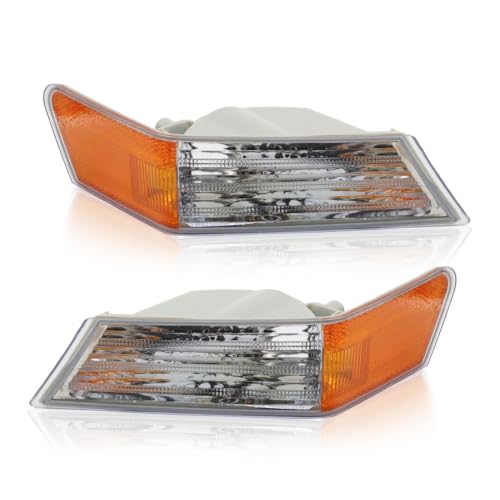 Yunnergo 1 Pair Front Turn Signal Lights Lamps Compatible with Patriot 2007-2017, 68004180AC, CH2527102, 68004181AC, CH2526102