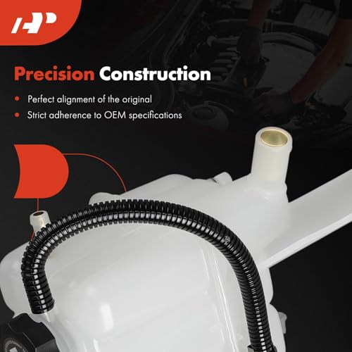 A-Premium Coolant Overflow Recovery Reservoir Tank [W/Sensor & Cap] Compatible with Chevrolet Silverado 1500 2500 3500, Suburban, Tahoe & GMC Sierra, Yukon & Cadillac Escalade