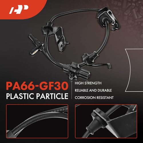 A-Premium 2PC Set Front ABS Wheel Speed Sensor Compatible with Honda, Acura Models - Accord 2008-2012, TSX 2009-2012 - Front Driver and Passenger Side, Replace# 57450-TA0-H01, 57455-TA0-A01