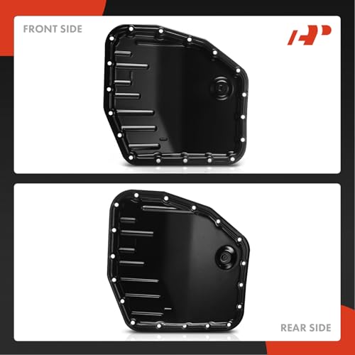 A-Premium Transmission Oil Pan with Drain Plug Compatible with Toyota Corolla 2003-2008, Matrix 2003-2008, L4 1.8L Gas and FWD Only
