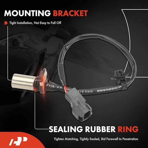 A-Premium Engine Crankshaft Position Sensor Compatible with Toyota RAV4 04-08, Corolla 09-13, Camry 02-09, Highlander 01-07, Matrix 09-13, Solara 02-08 & Lexus HS250h & Pontiac, Scion, L4 2.4L