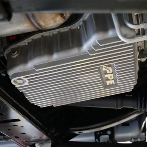 PPE Heavy Duty Transmission Pan (Brushed) 228052110 Compatible for Dodge Ram 2500/3500 6.7L 68RFE Transmission
