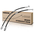 A-Premium Front Driver and Passenger Brake Hydraulic Hoses Compatible with Select Acura and Honda Models - TL 2004-2008, TSX 2004-2008, Accord 2003-2007 - Replace# 01464SDAA03, 01465SDAA03(Pack of 2)