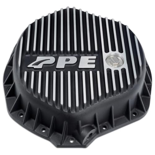 PPE HEAVY DUTY REAR ALUMINUM DIFFERENTIAL COVER BRUSHED GM & DODGE W/ 11.5" REAR AXLE - 138051010