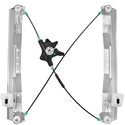 XIMAKA Front Driver Side Power Window Regulator Without Motor Fit for 2008-2016 Town & Country, Dodge Grand Caravan, Ram C/V, Routan, 749-508
