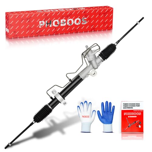 PHOBOOS Hydraulic Power Steering Rack and Pinion Assembly Compatible with Nissan Altima 2002-2006 L4 2.5L. New Unit, Leak Resistance, Direct Fit, Ref. 26-3013