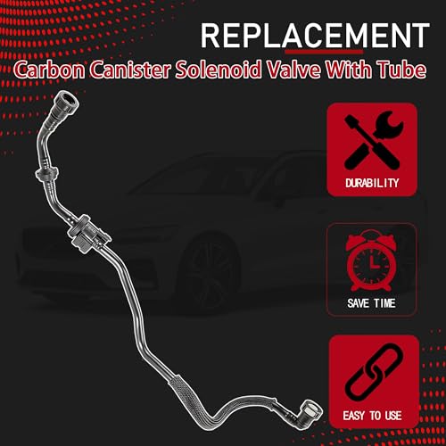 Motarithl Carbon Canister Solenoid Valve With Tube Fit For 16-21 Volvo XC90