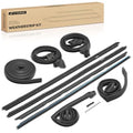 A-Premium 9PCS Door Seal Strip & Window Molding Trim Weather Stripping Kit Compatible with Chevrolet Monte Carlo SS 1983 1984 1985 1986 1978 1988
