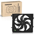 A-Premium Engine Radiator Cooling Fan Assembly Compatible with Select Nissan Models - Rogue Sport 2017-2022 L4 2.0L, Qashqai 2017-2022 L4 2.0L