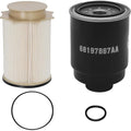 6.7L Cummins Fuel Filter Water Separator Set | Replacement for 2013-2018 Dodge Ram 2500 3500 4500 5500 6.7L Cummins Turbo Diesel Engines | Replaces# 68197867AA, 68157291AA