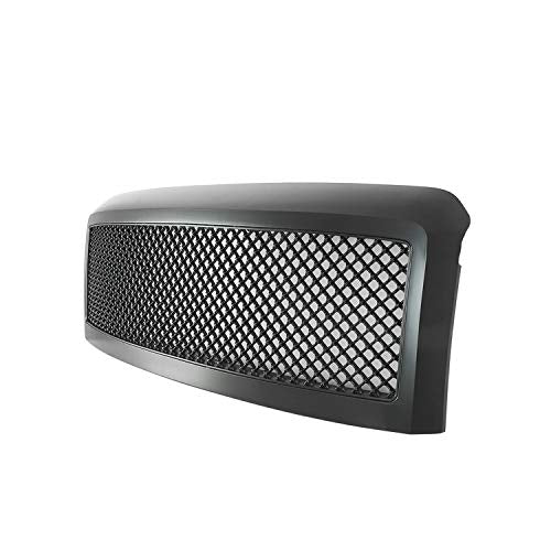 EAG Replacement Mesh Grille Black Front Hood Upper Grill Fit for 08-10 Super Duty