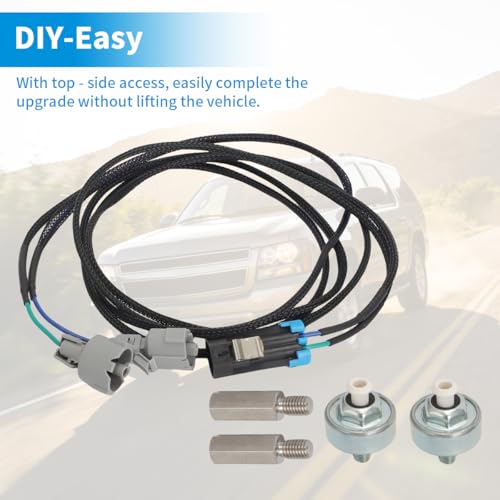 for GM Gen 3 LS V8 Engines LS1 LS6 LQ4 LQ9 LM7 LR4 Knock Sensor Relocation Kit