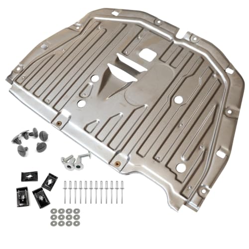 Priprilod Engine Splash Guard Under Car Shield Cover Board with Screws and Clips Compatible with Honda Civic 2016-2021#74110-TBA-A00 90674-TY2-A01 ﻿