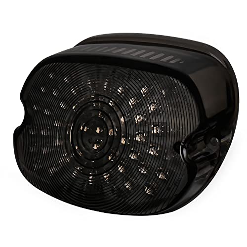 MOVOTOR Led Tail Light LED Brake Turn Signal Rear Light Low Profile Smoked Taillights Compatible with Harley Davidson Dyna Sportster 883 1200 Road King