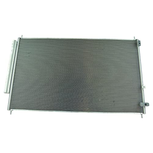TRQ Front A/C Condenser and Receiver Drier Assembly Compatible with 2011-2017 Honda Odyssey