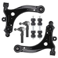 Front Lower Control Arms w/Ball Joint Outer Tie Rods Sway Bars Suspension kit for 2000-2016 Chevy Impala, Buick Lacrosse/Allure, Pontiac Grand Prix, Buick Regal/Century, 1998-2002 Oldsmobile Intrigue