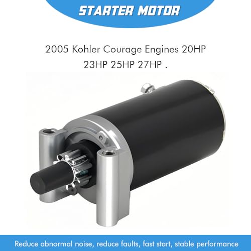 Kohler 7000 Starter Motor Replacement for Courage Engines 20HP 23HP 25HP 27HP 1999-1140051 3209801 32-098-03 KH-32-098-01-S KH-32-098-03-S KH3209804S 3209804 32 098 08